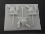 473sp Slow Snail Chocolate or Hard Candy Lollipop Mold